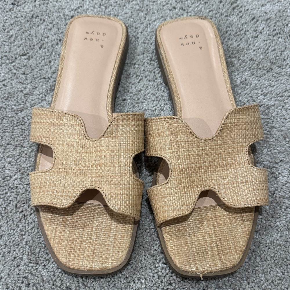 A New Day Nina Raffia sandals